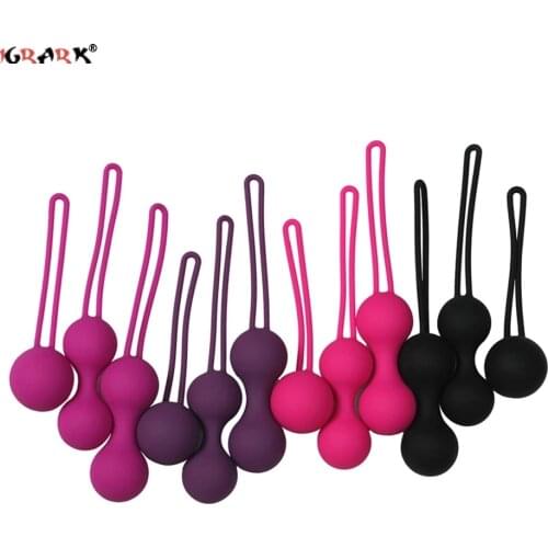 Safe Silicone Smart Ball Vibrator Kegel Ball Ben Wa Ball Vagina Tighten Exercise Machine Sex Toy for Women Vaginal Geisha Ball