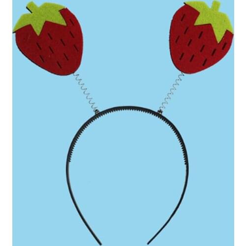 Cartoon Butterfly Fruits Crab Hairwear Girls Hair Hairbands Birthday Party Headbands Cosplay Christmas Halloween