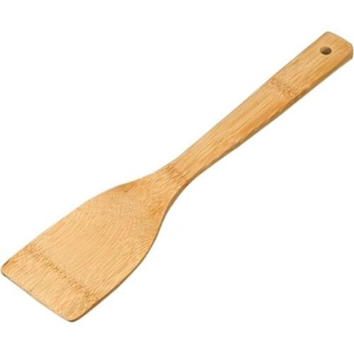 1Pc Wooden Spatula Spoon Shovel Cooking Tool Natural Bamboo Spatula Cookware Shovel Wok Shovel Kitchen Accessories Gadgets