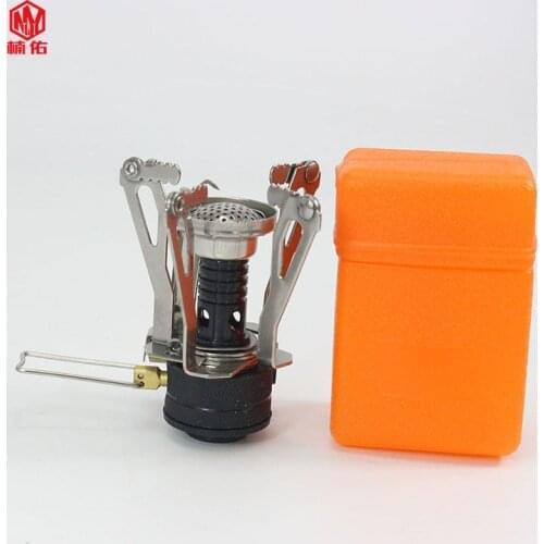 1PC Outdoor Integrated Windproof Gas Stove EDC Outdoor Portable Picnic Mini Ultralight Stove