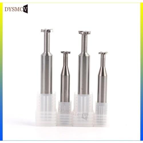1pcs Tungsten Steel All Alloy Milling Slot T Knife, Hard Machining Copper Wood Aluminum Special Slot Type Cutters