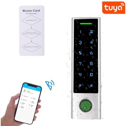 125Khz RFID Bluetooth Access Controller IP66 Waterproof Delete Add APP APP Tuya Access Support Control By Fingerprint Users
