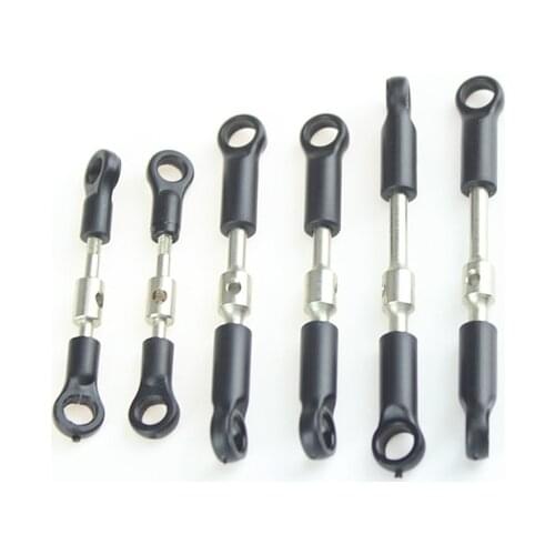 144001 Aluminum Tie LINK Rods Set Pull Rod Replacement Accessory for WLtoys 144001 1/14 4WD RC Car RC Car Accessories RC Parts