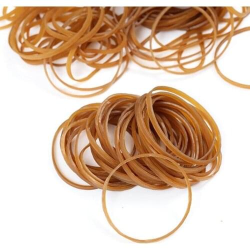 50*3mm Rubber Bands Elastic Rubber Band Fasteners for Office School Stationery Supplies Stretchable Sturdy Rubber Elastics Bands