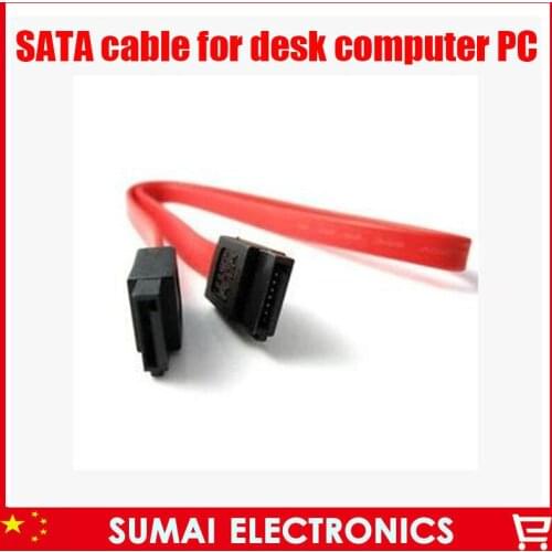 Free shipping 15pcs/lot SATA serial hard drive DATA cable,SATA cable for desk computer PC,SATA cable
