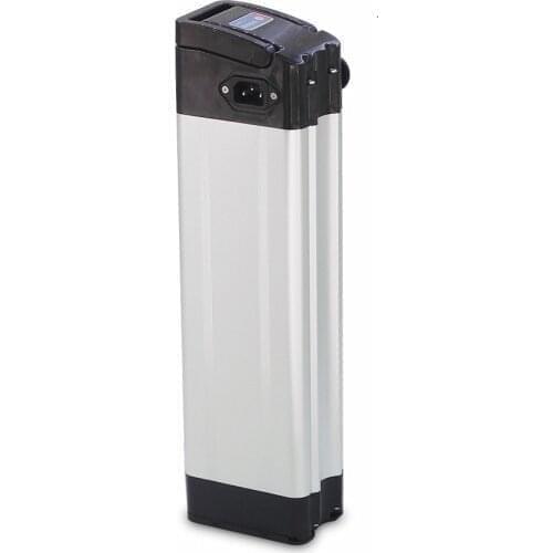 Free Shipping upper top plug discharge silver fish city e-bike battery 48v 250w 350w 500w 750w motor 10ah 12ah 15ah 17ah 20ah