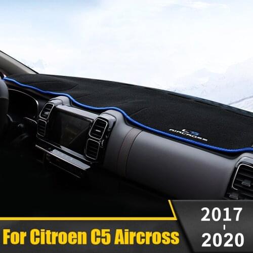 For CITROEN C5 AIRCROSS 2017 2018 2019 Car Dashboard Cover Dash Mat Sun Shade Pad Carpets ANti-UV Accessories