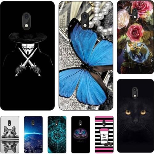 Phone Case For ITEL A16/ITEL A16 Plus A23 Soft TPU Relief Silicone Case Animal Cat Cover Coque