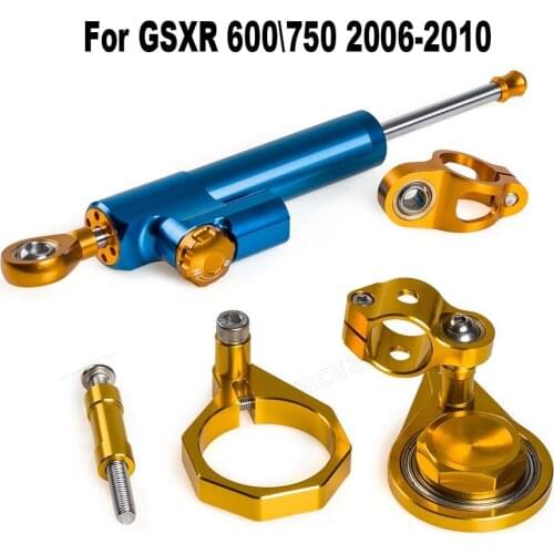 For Suzuki GSX-R600/750 GSXR 600 GSXR750 GSX R 2006-2010 07 2008 2009 Motorcycle Steering Stabilizer Damper Mounting Bracket Kit
