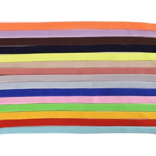 Twill Color Double-Sided Thickened Elastic Band For Trousers Belts Bags Material
