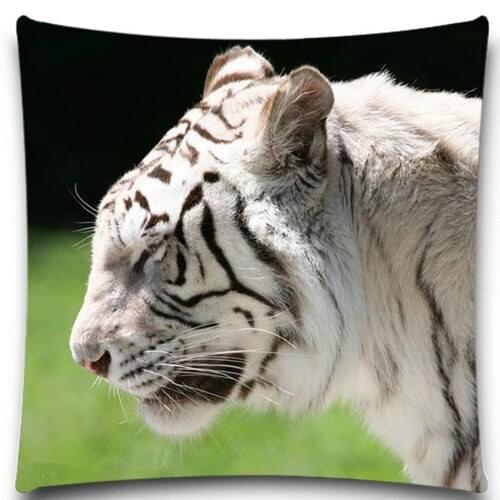 Cotton Polyester Cushion Cover Pillow Case for Sofa 9 style 5 size Animal Tiger Pattern Decorative Throw Pillow Cover