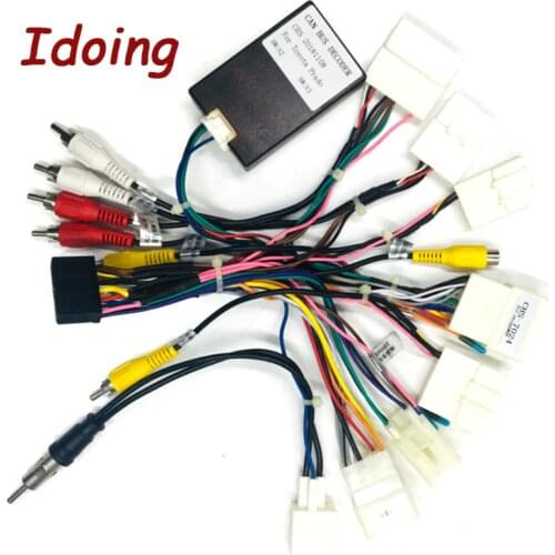 Idoing Automotive Car Stereo Audio CD/DVD Harness Adapter Extended line For