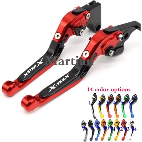Motorcycle Accessori CNC Aluminum Scooter brake Clutch lever For Yamaha X-MAX 300 XMAX300 Adjustable/Foldable/Extendable