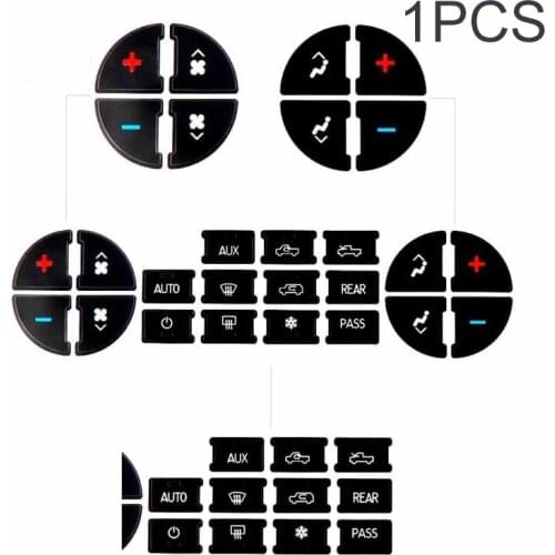 Auto Button Stickers Car Dash Interior Kit Set Decal For Chevrolet GMC Tahoe