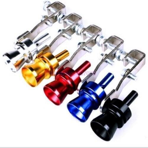 By DHL or Fedex 100pcs Universal Car Turbo Sound Whistle Simulator Sound Pipe Exhaust Muffler Pipe Size S,M,L,XL