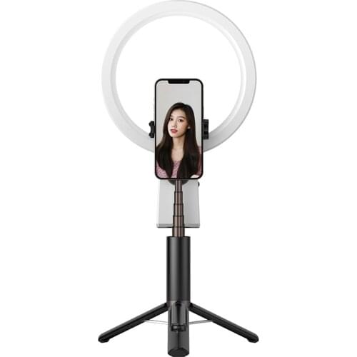 Selfie Stick Tripod Monopod Stand with Ring Light For Xiaomi Mi Redmi Note 9 Huawei iPhone 12 Mini 11 Pro Max Samsung Smartphone