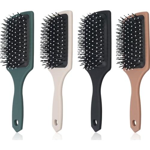 Hair Comb Air Bag Massage Comb Straight ABS Square Hair Brush Head Anti-static Smooth Styling Tools escova de cabelo