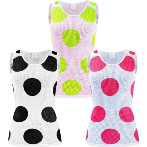 WOSAWE Mountain Bike Mesh Cool Sleeveless Bottoming Shirt Polyester Breathable Underwear Tight Wicking Vest Cycling Jersey