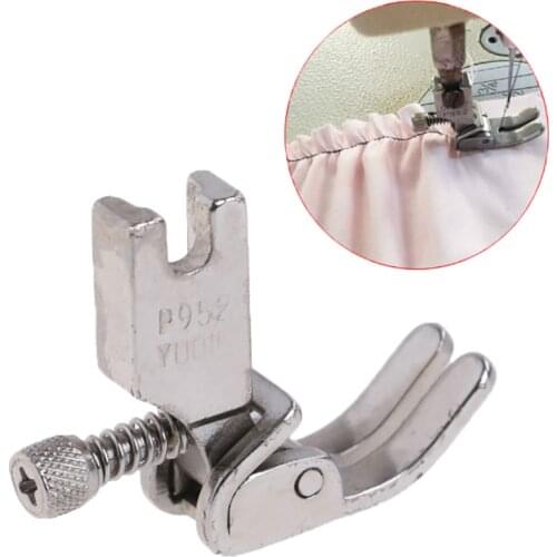 Steel Adjustable For Flat Wagon Steel Closing Wrinkled Folds Foot Industrial Sewing Machine Presser Foot/Feet With Screw