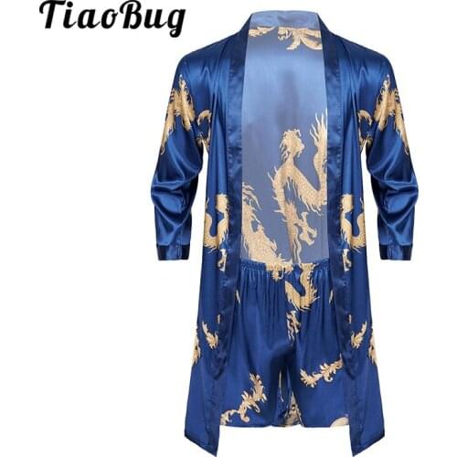 TiaoBug Men's Bathrobes