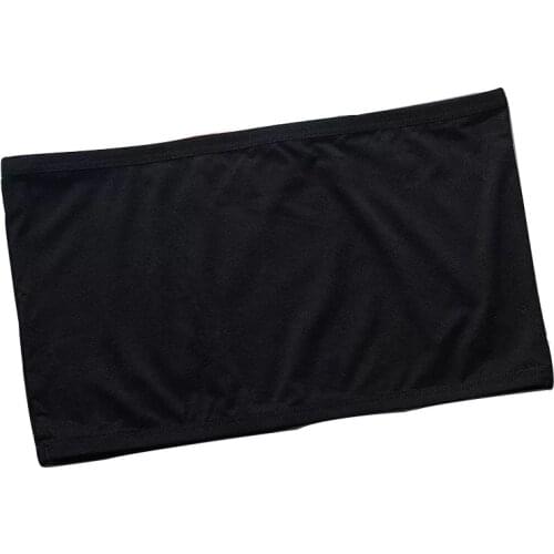 High Quality 1 Pc Womens Strapless Underwear Ice Silk Seamless Wrapped Bandeau Bra Tube Tops Solid Fashion New