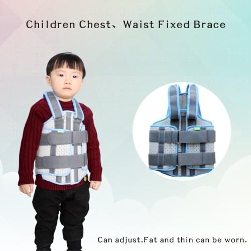 Protection and Fixation of Vertebral Injury Fracture with Lumbar Fixation Frame and Thoracolumbar Orthopedic Device in Children