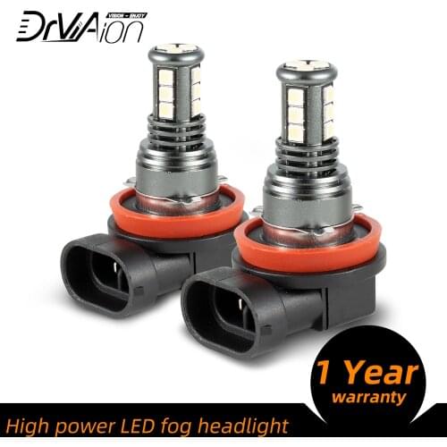 2X H8/H9/H11 Car LED Headlight Bulb High Lumen Super Bright Ultra Chips Front Auto Fog Headlamps Car Accessories Front Fog Lamps