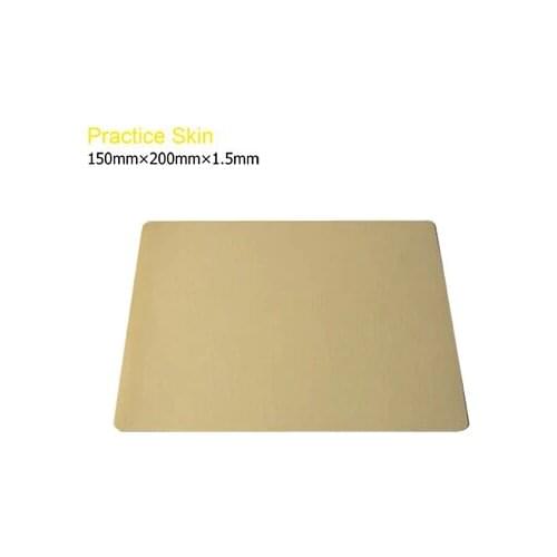 3pcs Tattoo practice skin Blank Eyebrow embroidery tattoo supply 15 x 20 x 1.5 cm free shipping