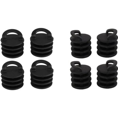 8 Pieces Kayak Marine Boat Scupper Stopper Bung Drain Holes Plug Accessories