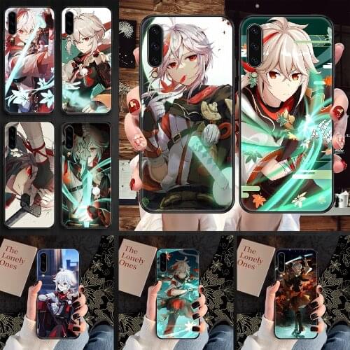 Genshin Impact Kaedehara Kazuha Phone case For Samsung Galaxy A 3 5 7 8 10 20 21 30 40 50 51 70 71 E S 2016 2018 4G black pretty