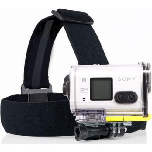 Black Elastic Head Strap Mount For sony action am HDR-AS100V AS300R AS50 AS200V X3000R AEE sport camera