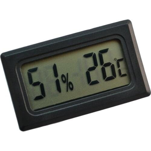 Digital LCD Temperature Humidity Meter Indoor Outdoor Hygrometer Thermometer