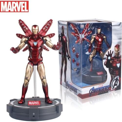7inch Display Platform Ver Marvel Figma Genuine Iron Man/Pepper Mk85 Anime Movable Model Avengers 4 Action Figure Toy for Youth