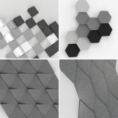 Silica gel mould for cement wall brick Square triangle hexagonal concrete wall brick Cement background wall Silica gel mould