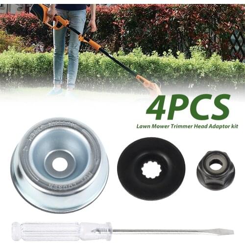 Lawn Mower Trimmer Head Adaptor Kit Blade Adapter Attachment Washer Kit Replacement for Stihl String Trimmers Brush Cutter