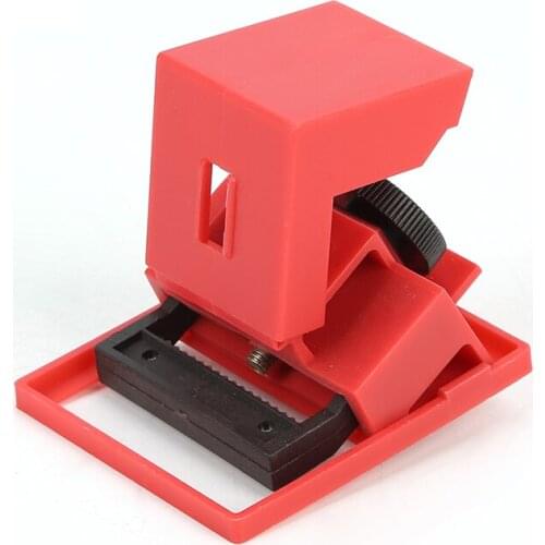 Lockey Polypropylene 480-600V Clamp-On Circuit Breaker Lockout Locks without any Tools