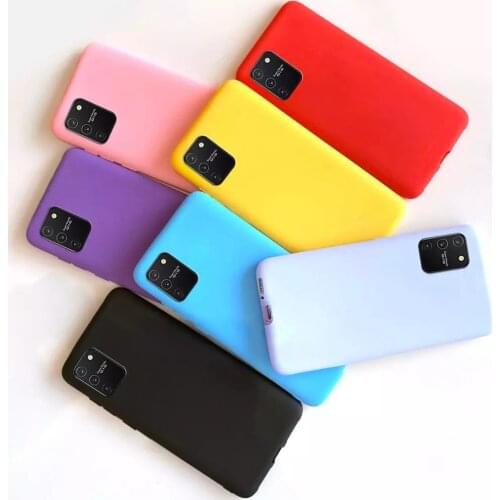 Candy Color Soft Silicone Case For Samsung Galaxy A01 A11 A21 A31 A41 A71 M A 51 30S A50S A50 A70 S20 FE Plus A51 M51 Case Cover