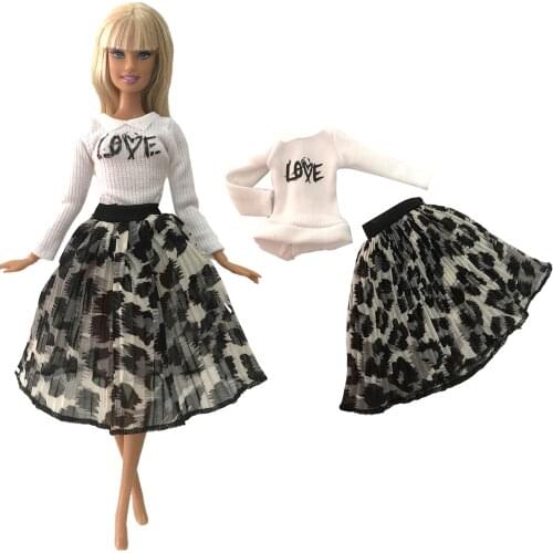 NK Newest Doll Ballet Dress Handmade Party ClothesTop Fashion Dress For Barbie Doll Accessories Child Toys Girl' Gift 04C DZ