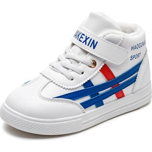 New Childrens Fashion Sneakers Girls Boys Sport Running Shoes Autumn Winter Warm Shoes For Kids High Top Casual Trainer Shoe