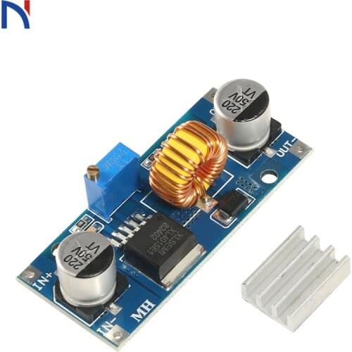 5A XL4015 DC-DC Step Down Adjustable Converter 4~38v to 1.25-36v Power Supply Module LED Lithium Charger Module
