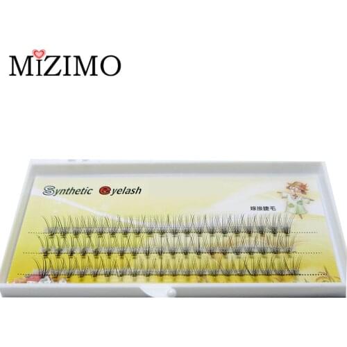 Fast grafting eyelashes hot melt hair single cluster 10 thickness 0.07mm artificial water mane natural eyelash extension