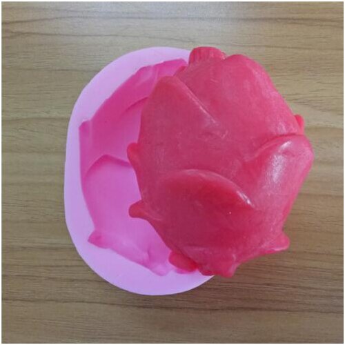 DIY dragon fruit Food-grade handmade silicone soap candle cake decoration mold