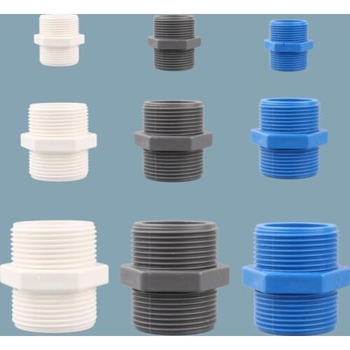 1/2“ 3/4” 1“ Male Thread PVC Connector PVC Pipe Adapter Garden Irrigation Watering Fittings Plumbing Accessories