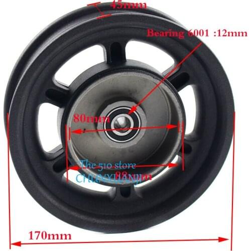 2 PCS free shipping rear Wheel Hub Repair Spare Parts For 8.5 inch Xiaomi Mijia M365 Electric Scooter gas scooter rear wheel hub
