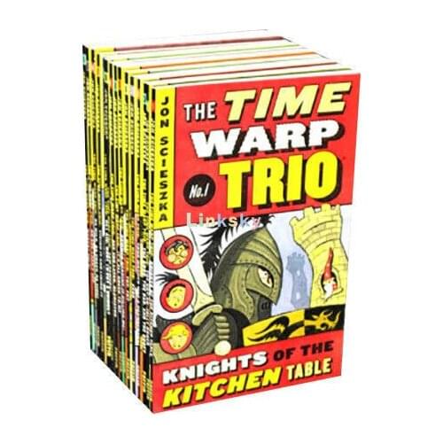 The Time Warp Trio Books the Complete Collection 1 to 16, 16 books/set,Picture books in English,Recommended ages: 9