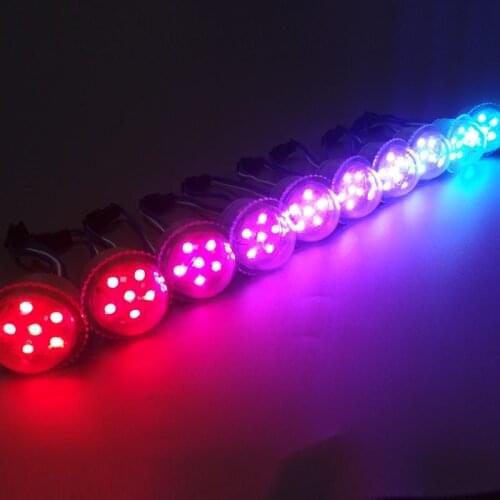 UCS1903 35mm 6LEDs 9LEDs 5050 SMD Addressable RGB Pixel LED Module Light Solar Individually Digital Bulb Amusement Park Lamp 12V