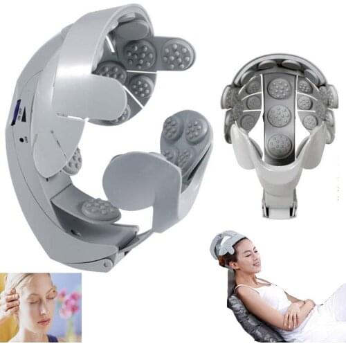 Health care Electric Head Massager Brain massage Acupuncture Points Spa Massage head Relax Easy body Humanized Design tools