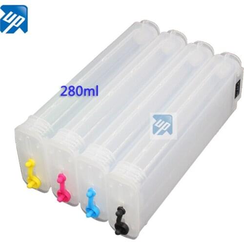 UP brand 280ml *4 replacement for HP 10 82 Designjet 500/ps 800/ps/pc 815/820MFP refillable ink cartridge
