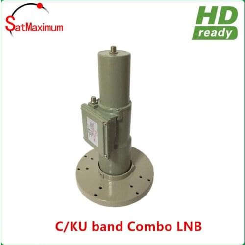 High gain C/KU Band LNBF with L.O frequency 9.75/10.6Ghz & 5150Mhz