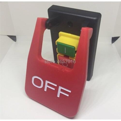 220V-240V 16A 5E4 Table Saws Electromagnetic Pushbutton Switch Paddle Switch KJD17B-16